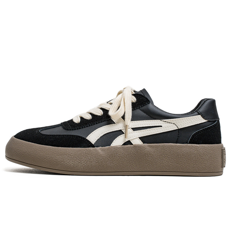 BOLE Мужские скейтерские кеды низкие черные, цвет Black
BOLE Мужские скейтерские кеды низкие черные, цвет Black