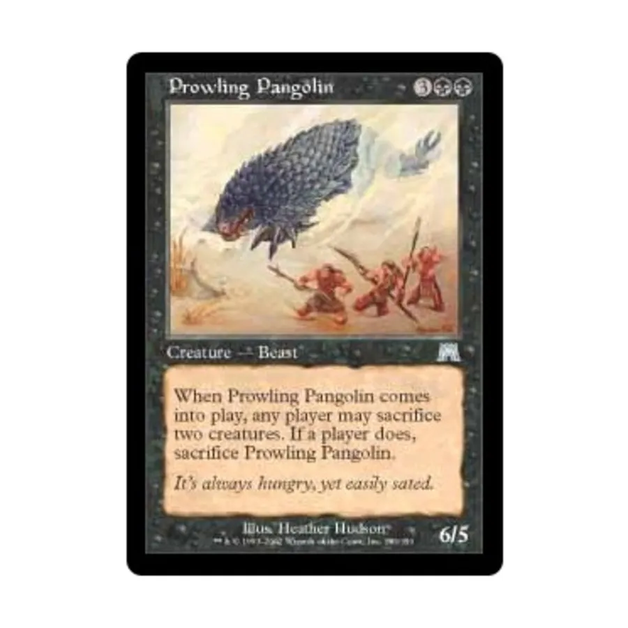 CCG Крадущийся панголин (U), MTG - Onslaught
CCG Крадущийся панголин (U), MTG - Onslaught