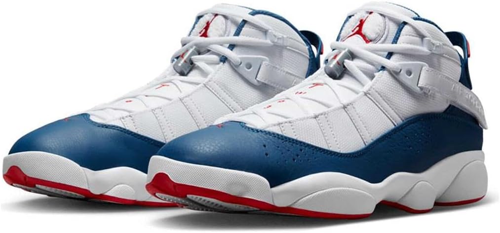 Мужские баскетбольные кроссовки Jordan 6 Rings 322992-012 Nike, White/University Red/Light Steel Grey/True Blue
Мужские баскетбольные кроссовки Jordan 6 Rings 322992-012 Nike, White/University Red/Light Steel Grey/True Blue