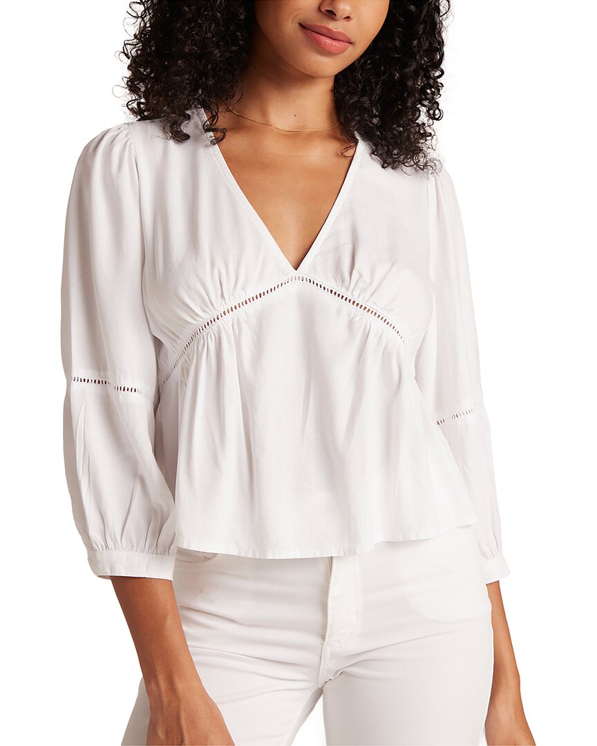 Топ с баской и отделкой «лесенка» от Bella Dahl, белый
Топ с баской и отделкой «лесенка» от Bella Dahl, белый