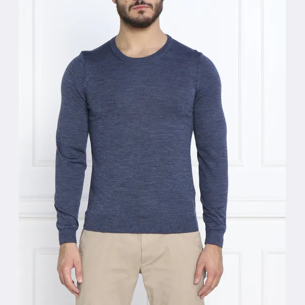 Шерстяной свитер узкого кроя Leno-p Boss, синий
Шерстяной свитер узкого кроя Leno-p Boss, синий