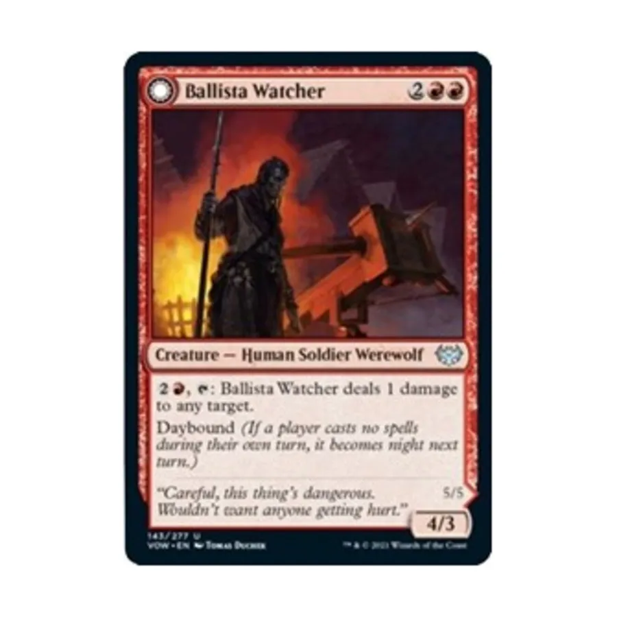 CCG Наблюдатель за баллистой (U), MTG - Innistrad: Crimson Vow
CCG Наблюдатель за баллистой (U), MTG - Innistrad: Crimson Vow