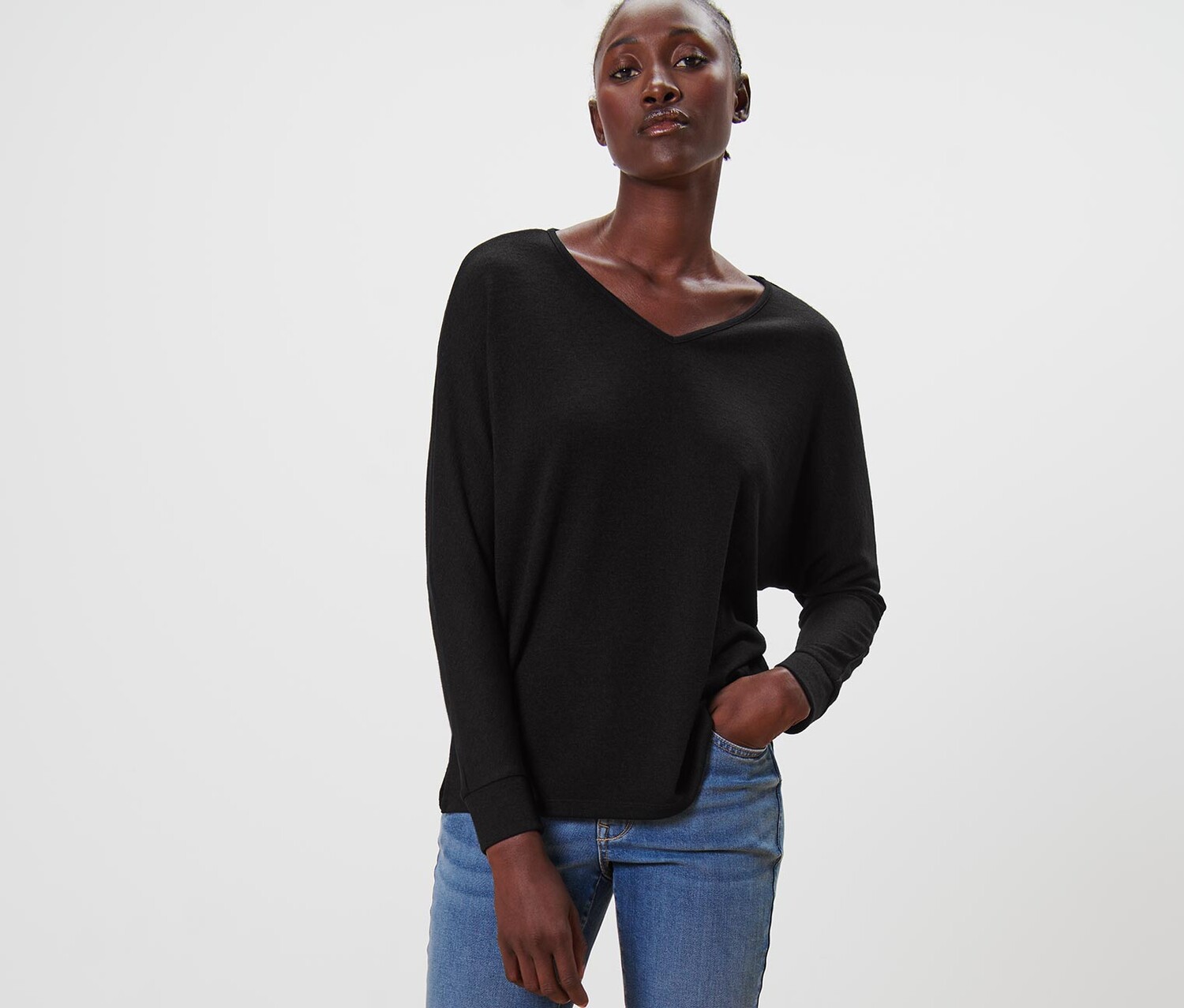 Рубашка летучей мыши Tchibo, черный
Рубашка летучей мыши Tchibo, черный