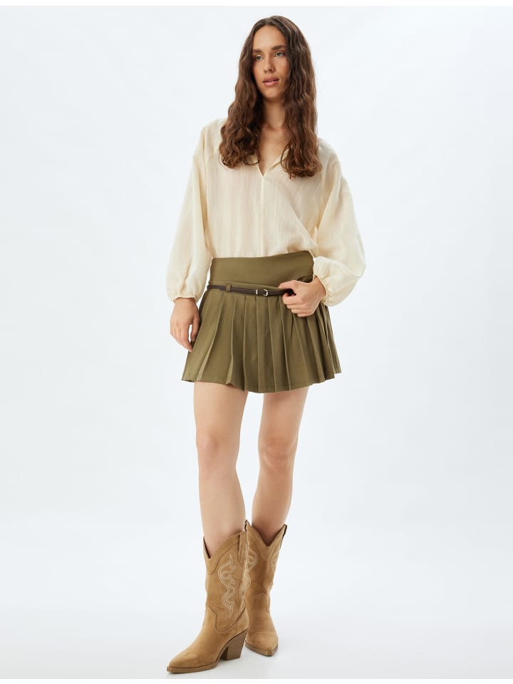 Мини-юбка KOTON, хаки
Мини-юбка KOTON, хаки