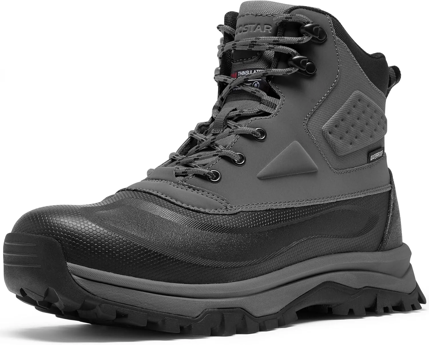 Мужские зимние ботинки с утеплителем и водонепроницаемой конструкцией для походов Coostar, темно-серый
Мужские зимние ботинки с утеплителем и водонепроницаемой конструкцией для походов Coostar, темно-серый