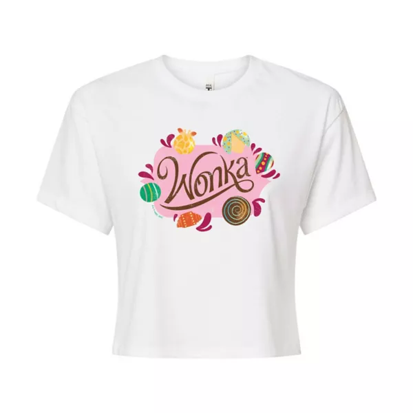 Укороченная футболка с принтом «Wonka Candy» для юниоров Licensed Character, белый
Укороченная футболка с принтом «Wonka Candy» для юниоров Licensed Character, белый