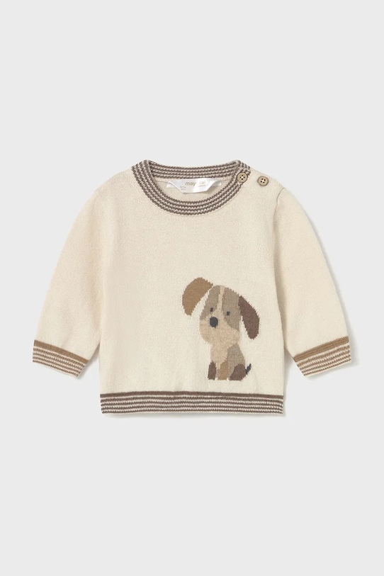 Детский свитер из смесовой шерсти Mayoral Newborn, бежевый
Детский свитер из смесовой шерсти Mayoral Newborn, бежевый