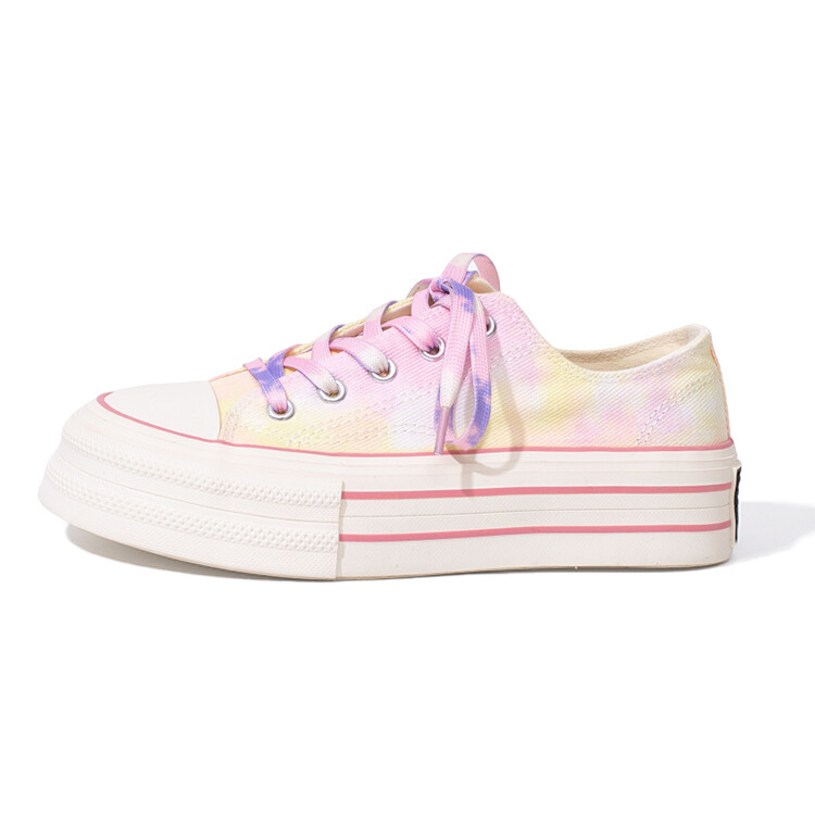 Кеды, скейтборд обувь женская низкая розово-желтый Feiyue
Кеды, скейтборд обувь женская низкая розово-желтый Feiyue