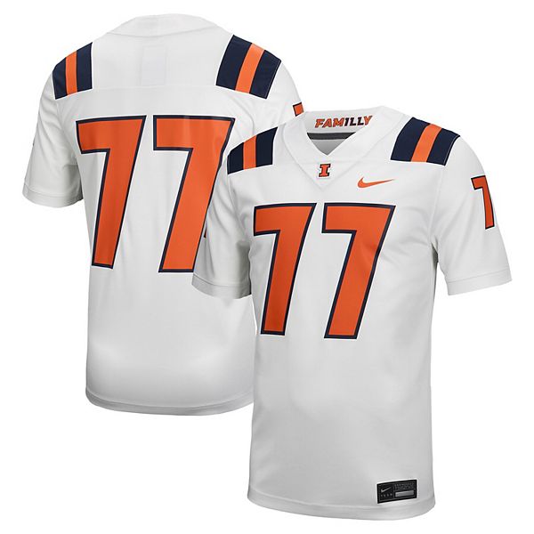 Футболка мужская #77 Illinois Fighting Illini Untouchable белая Nike
Футболка мужская #77 Illinois Fighting Illini Untouchable белая Nike