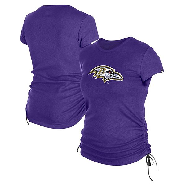 Женская фиолетовая футболка Baltimore Ravens с боковыми сборками New Era
Женская фиолетовая футболка Baltimore Ravens с боковыми сборками New Era