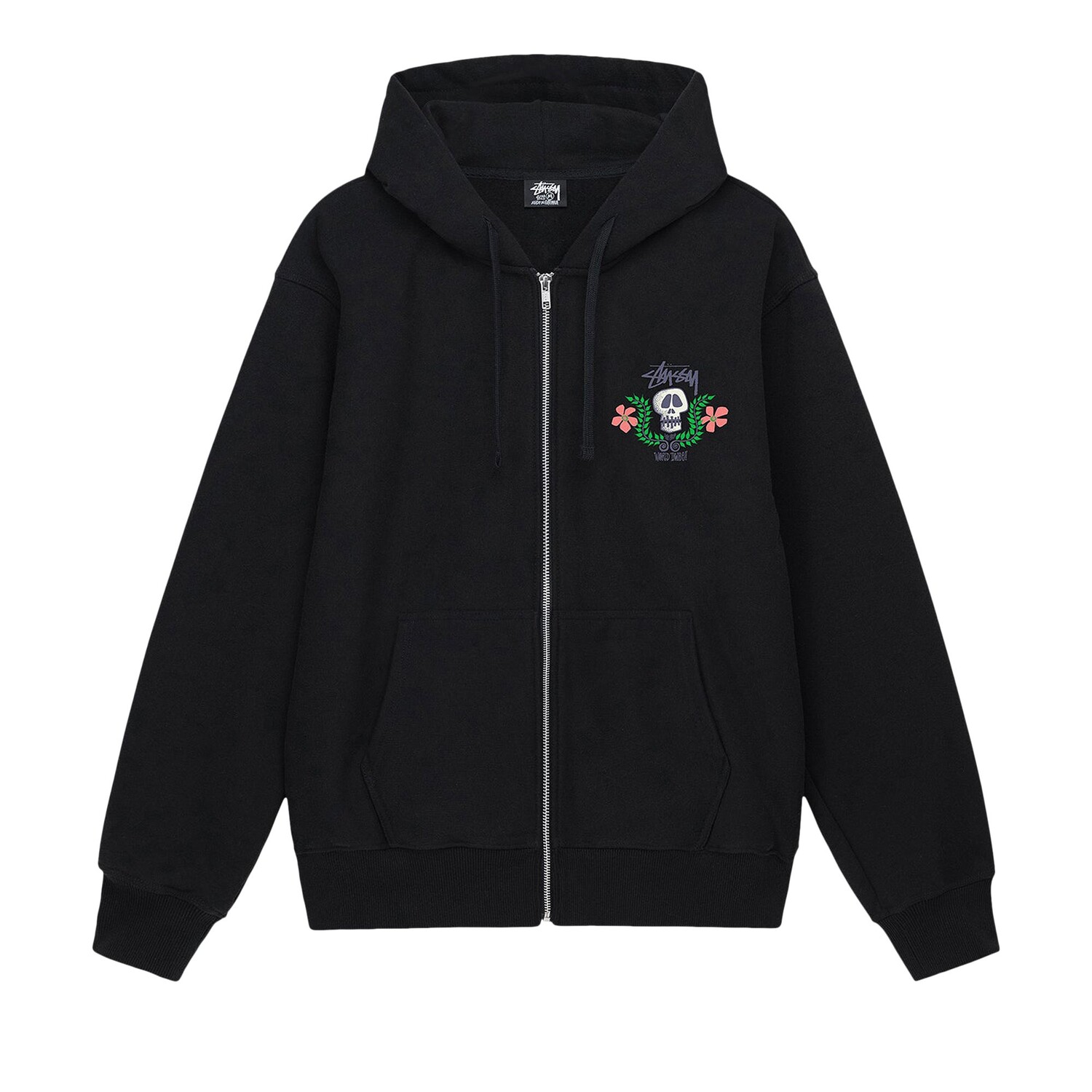 Толстовка на молнии Stussy Skull Crest, цвет Черный
Толстовка на молнии Stussy Skull Crest, цвет Черный