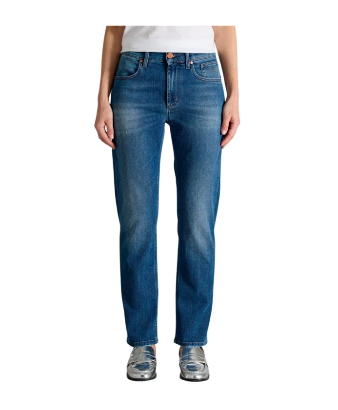 Брюки Jane - джинсовые прямого кроя - средне-синего цвета Jeckerson, синий
Брюки Jane - джинсовые прямого кроя - средне-синего цвета Jeckerson, синий