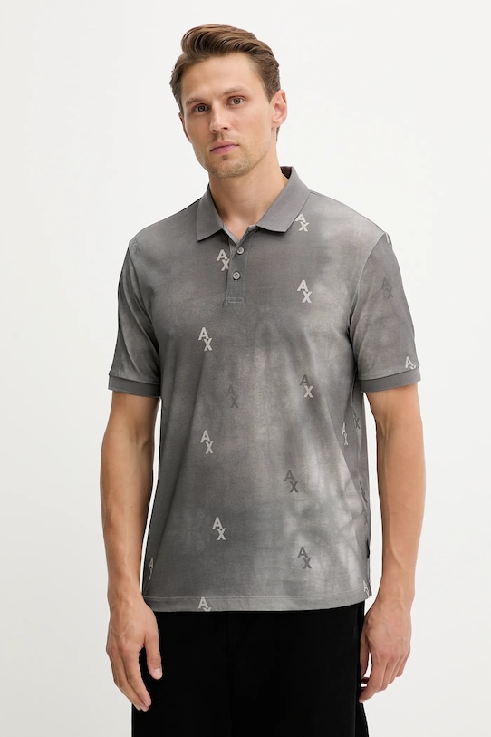 Хлопковая поло Armani Exchange, серый
Хлопковая поло Armani Exchange, серый