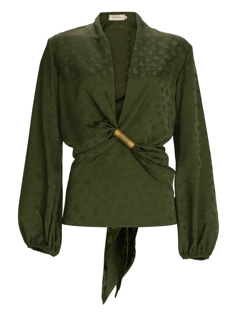 Блузка Elvie Silvia Tcherassi, зеленый
Блузка Elvie Silvia Tcherassi, зеленый