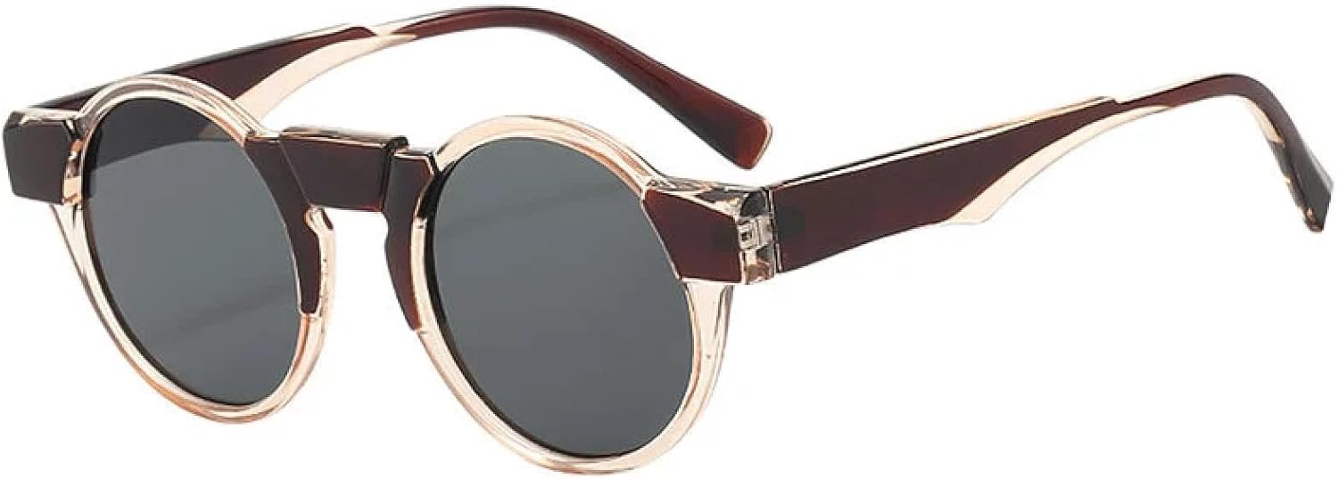 Солнцезащитные очки с защитой от УФ-излучения UV400 | Круглые панк-очки с желтыми и розовыми линзами | для женщин и мужчин, для занятий спортом на открытом воздухе и вождения DSVIGF, Clearbrown-black
Солнцезащитные очки с защитой от УФ-излучения UV400 | Круглые панк-очки с желтыми и розовыми линзами | для женщин и мужчин, для занятий спортом на открытом воздухе и вождения DSVIGF, Clearbrown-black