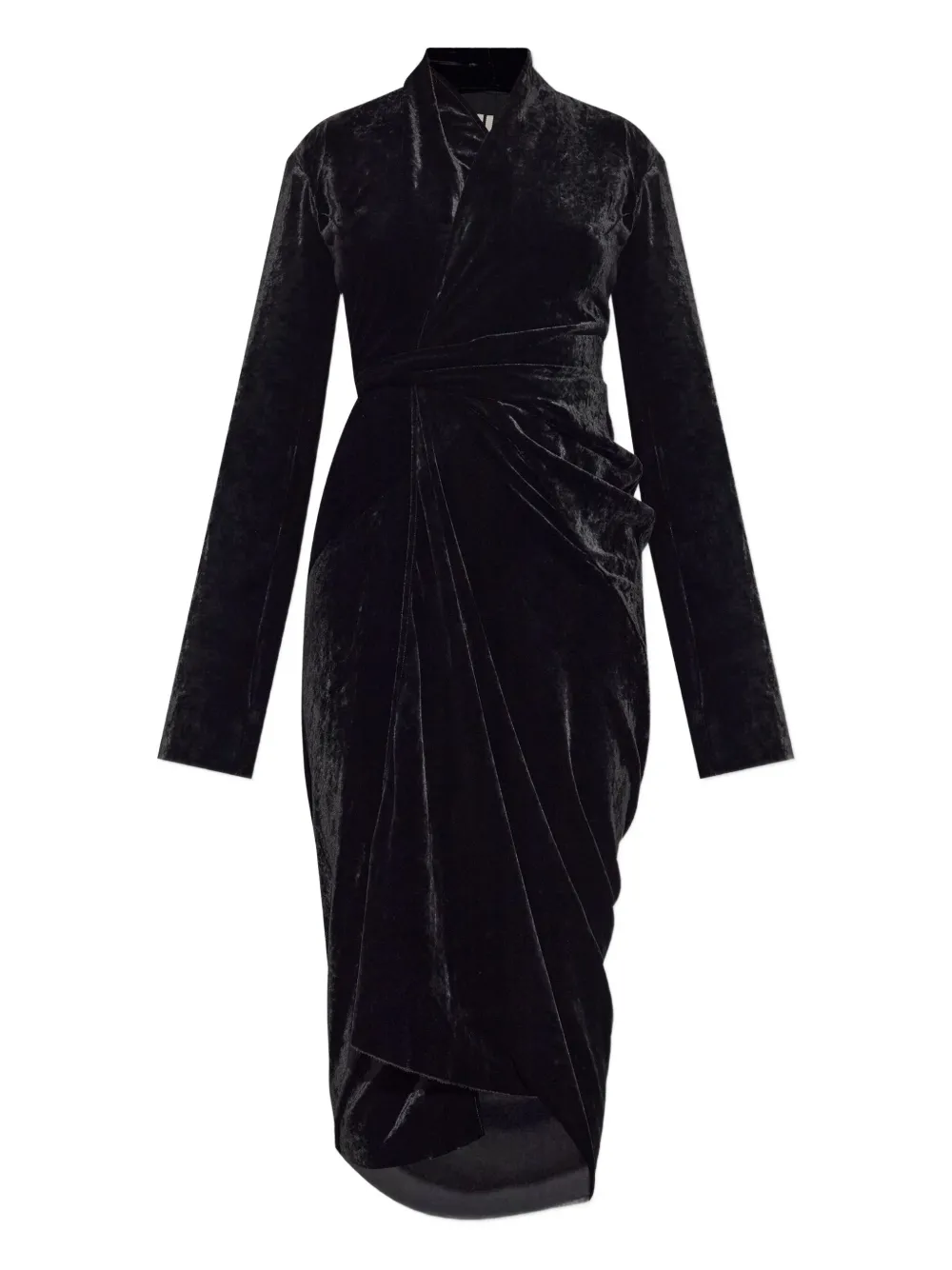 Платье из бархата с драпировкой Rick Owens, черный
Платье из бархата с драпировкой Rick Owens, черный