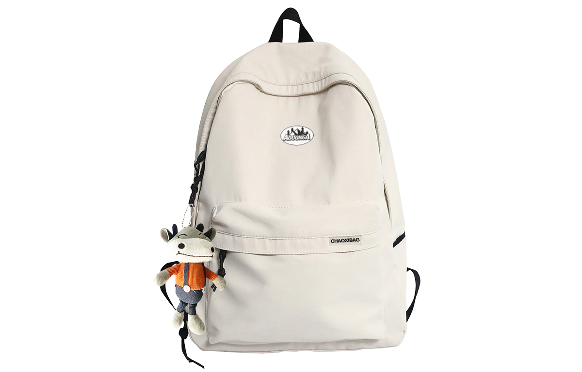 ADOONGA Нейлоновый рюкзак унисекс черно-белый, White with Free Cow Pendant
ADOONGA Нейлоновый рюкзак унисекс черно-белый, White with Free Cow Pendant