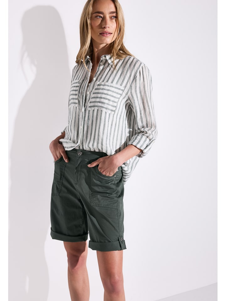 Тканевые шорты Street One, темно-зеленый
Тканевые шорты Street One, темно-зеленый