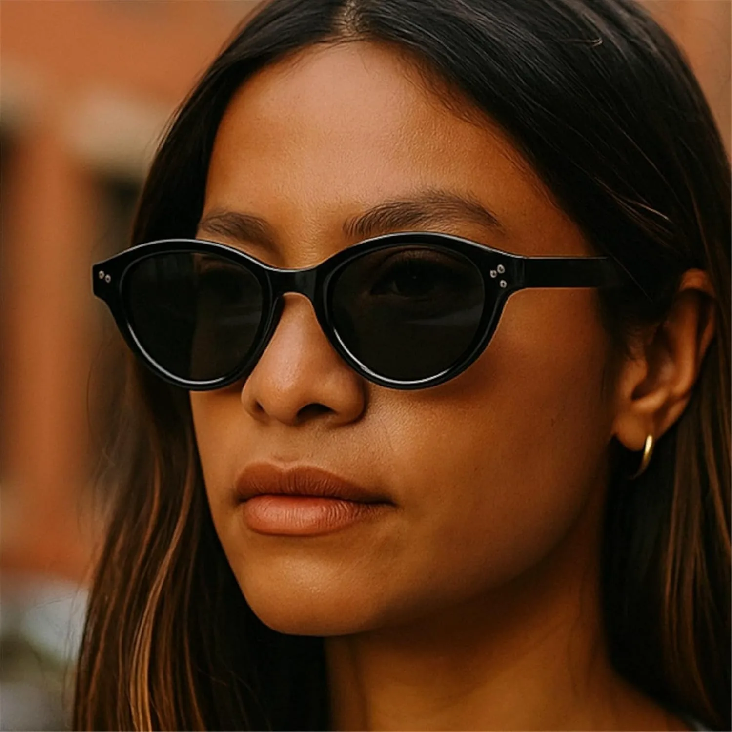 Willochra Модные маленькие солнцезащитные очки «кошачий глаз» для женщин, винтажные солнцезащитные очки овальной формы с заклепками, цвет шампанского, C1
Willochra Модные маленькие солнцезащитные очки «кошачий глаз» для женщин, винтажные солнцезащитные очки овальной формы с заклепками, цвет шампанского, C1