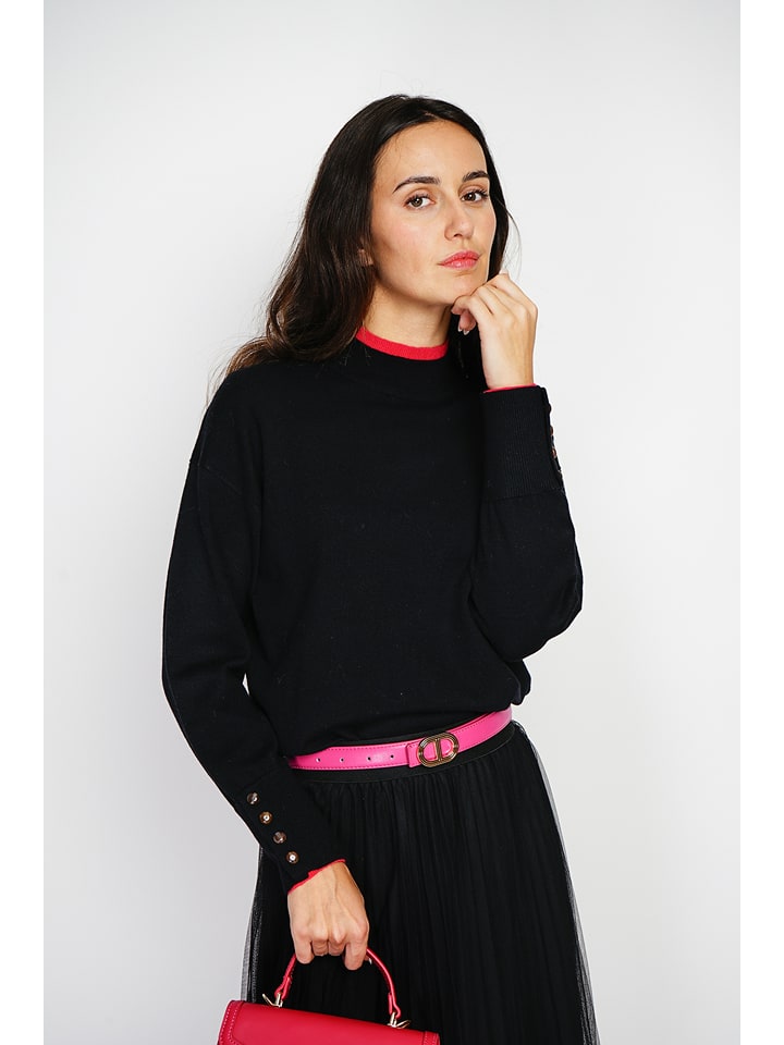 Кашемировый пуловер ASSUILI, черный
Кашемировый пуловер ASSUILI, черный