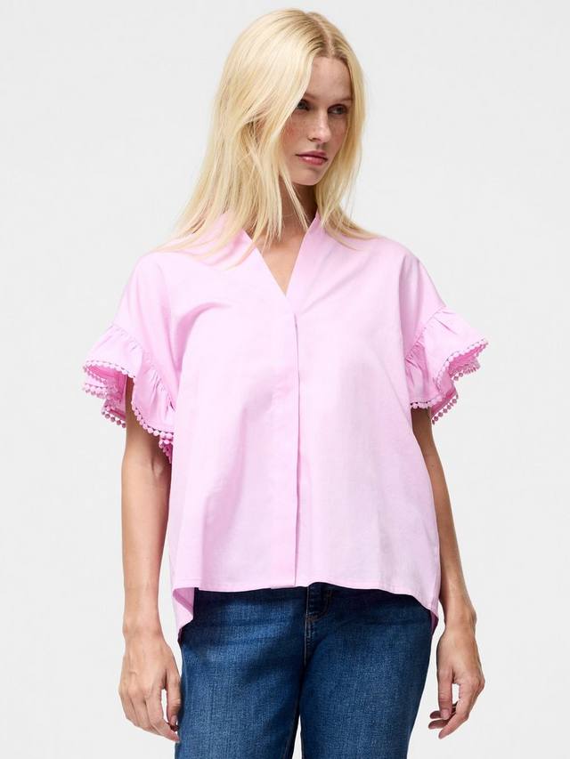 Синдей хлопковая рубашка с половинной планкой French Connection, Violet Pink
Синдей хлопковая рубашка с половинной планкой French Connection, Violet Pink