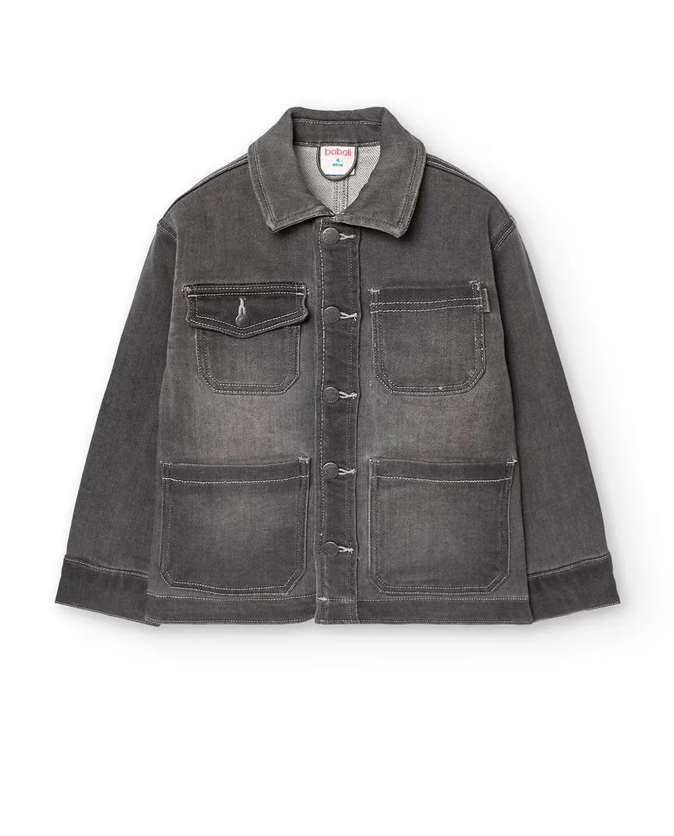 Куртка для мальчиков с воротником рубашки и несколькими карманами Boboli, серый
Куртка для мальчиков с воротником рубашки и несколькими карманами Boboli, серый