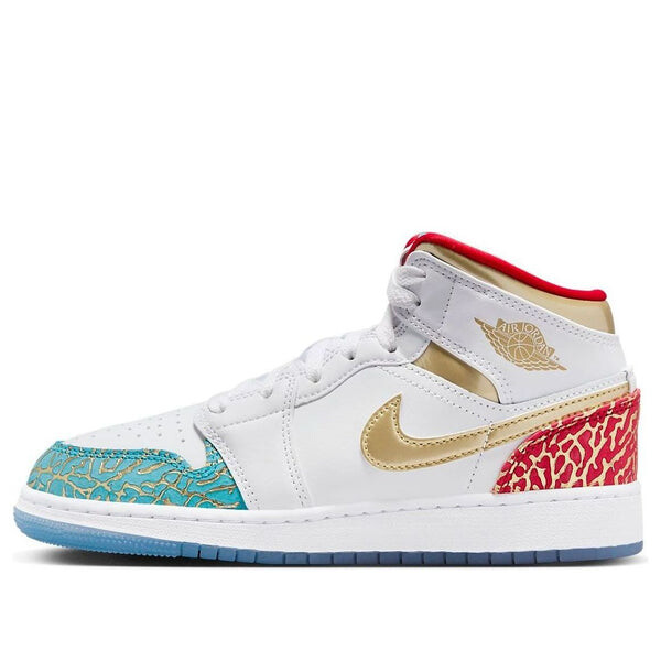 Кроссовки 1 средние Air Jordan, белый
Кроссовки 1 средние Air Jordan, белый