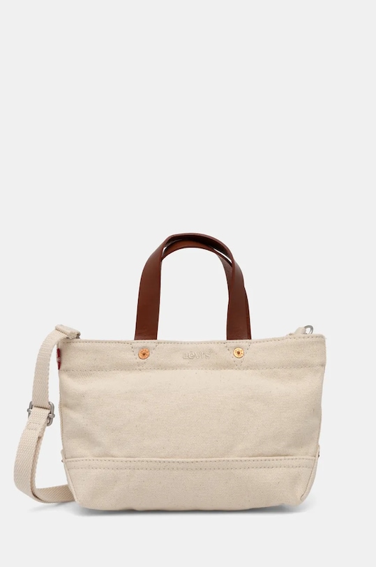Хлопковая сумка Levi'S, бежевый 
Хлопковая сумка Levi'S, бежевый