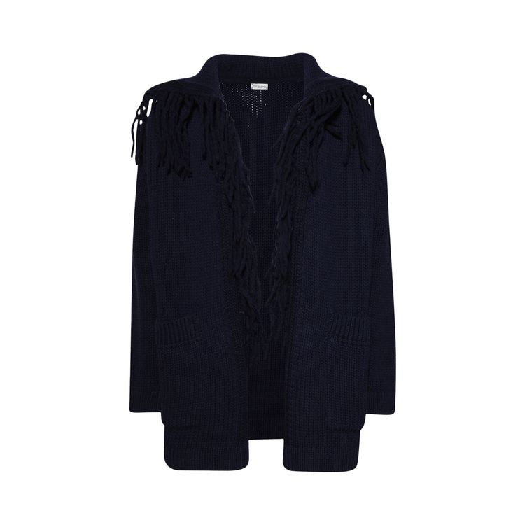Кардиган Dries Van Noten Fringed Cardigan 'Marine', синий
Кардиган Dries Van Noten Fringed Cardigan 'Marine', синий