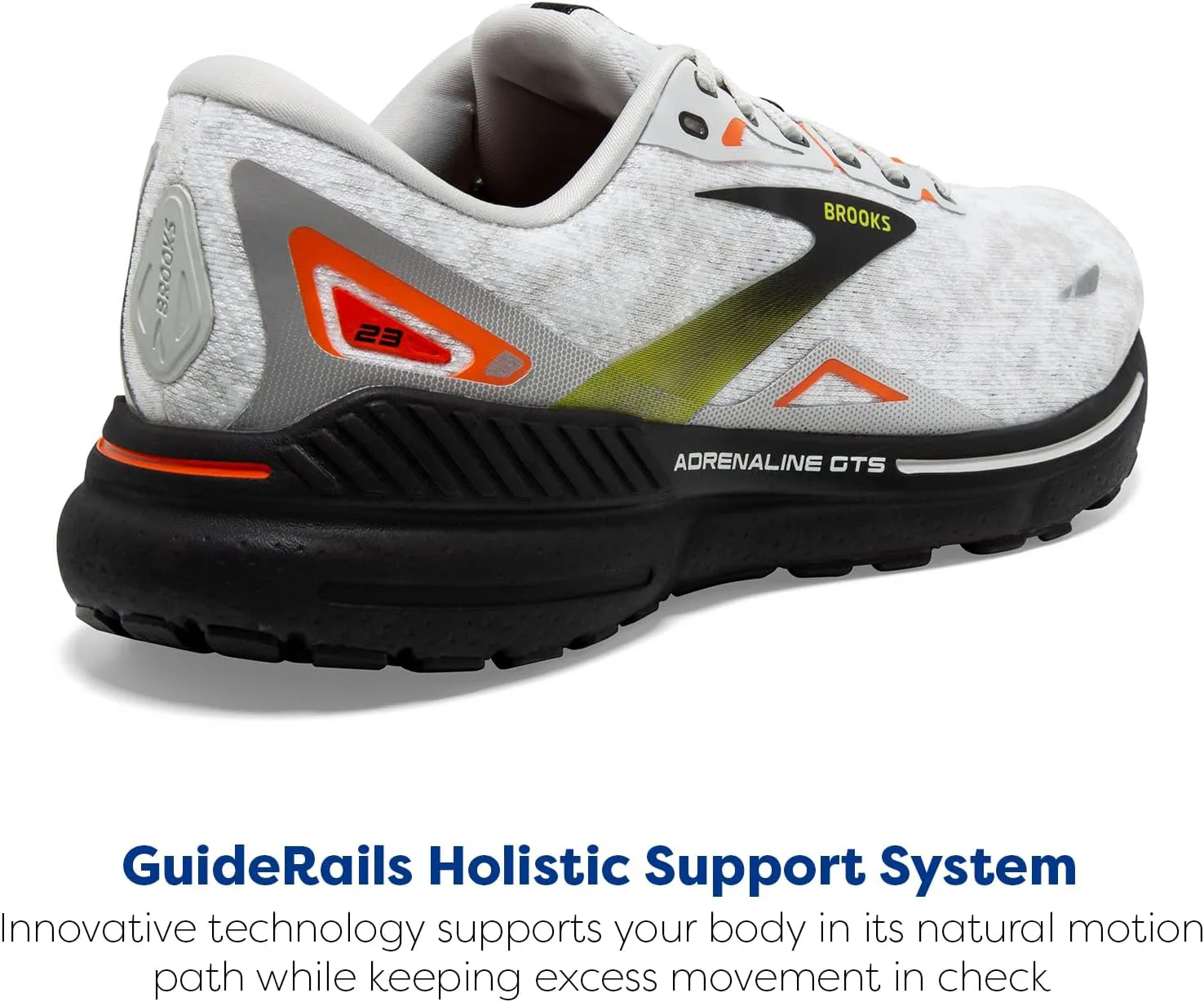 Мужские кроссовки Brooks Adrenaline GTS 23, черный/оранжевый
Мужские кроссовки Brooks Adrenaline GTS 23, черный/оранжевый