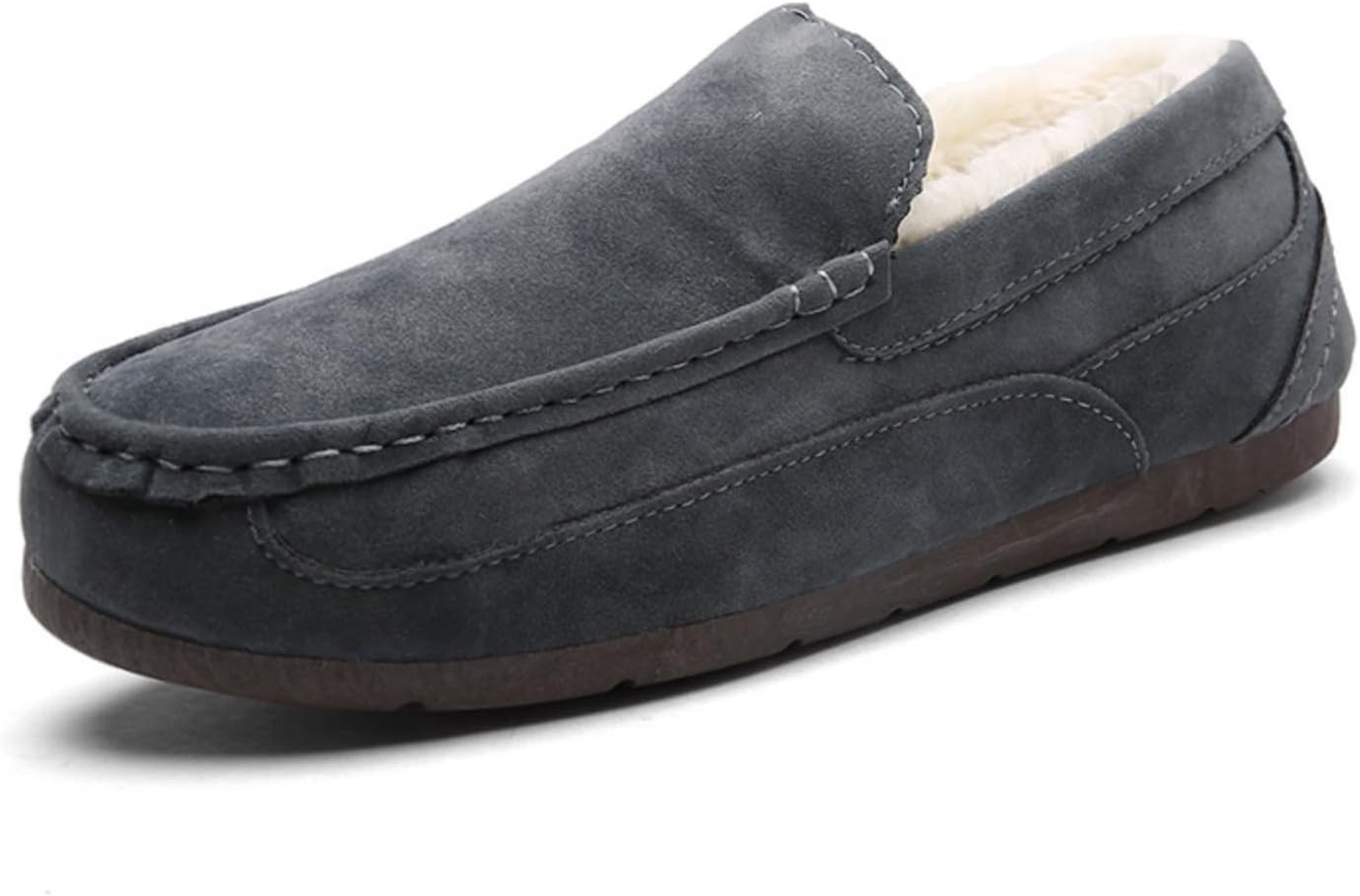 Мужские мокасины-лоферы с флисовой подкладкой, теплые замшевые слипоны, стильные и удобные для зимней носки дома и на улице Khwfjas, серый
Мужские мокасины-лоферы с флисовой подкладкой, теплые замшевые слипоны, стильные и удобные для зимней носки дома и на улице Khwfjas, серый