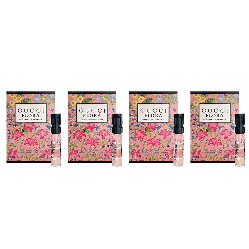 GUCCI Набор парфюмерных пробников gardenia четыре предмета eau de parfum edp груша цветение красная ягода 1,5 мл*4
GUCCI Набор парфюмерных пробников gardenia четыре предмета eau de parfum edp груша цветение красная ягода 1,5 мл*4