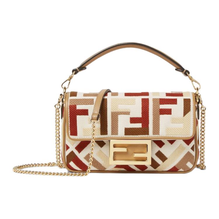 FENDI Сумка через плечо из холста сумка-багет
FENDI Сумка через плечо из холста сумка-багет