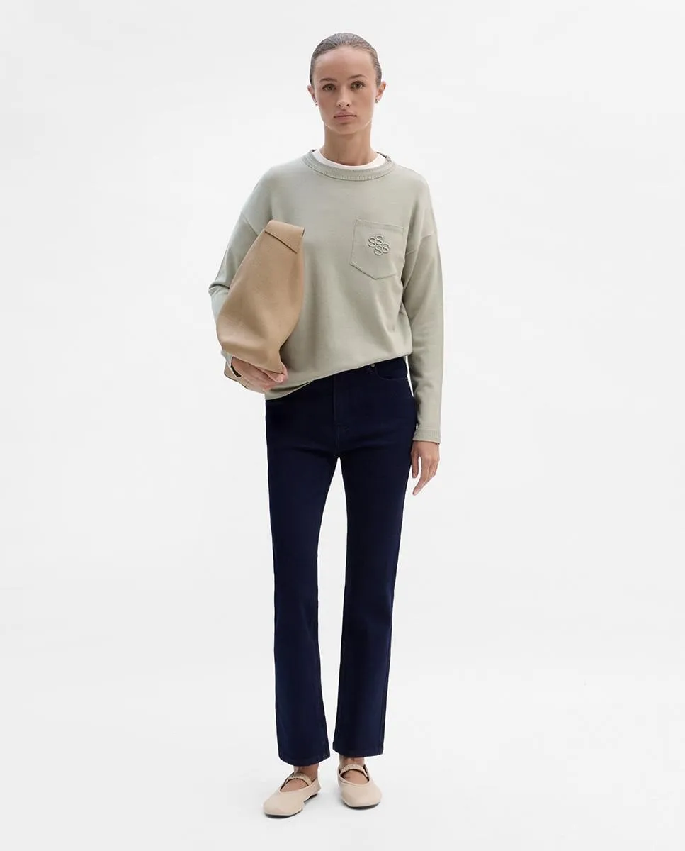 Женский свитер оверсайз с карманом Simorra, серно-зеленый
Женский свитер оверсайз с карманом Simorra, серно-зеленый