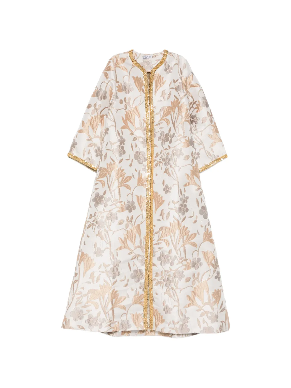 Макси-платье Aziza с цветочным жаккардом Baruni, белый
Макси-платье Aziza с цветочным жаккардом Baruni, белый