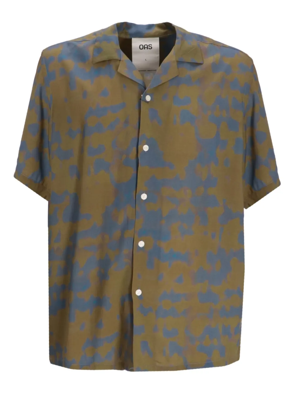 Рубашка с короткими рукавами и принтом OAS Company, зеленый
Рубашка с короткими рукавами и принтом OAS Company, зеленый