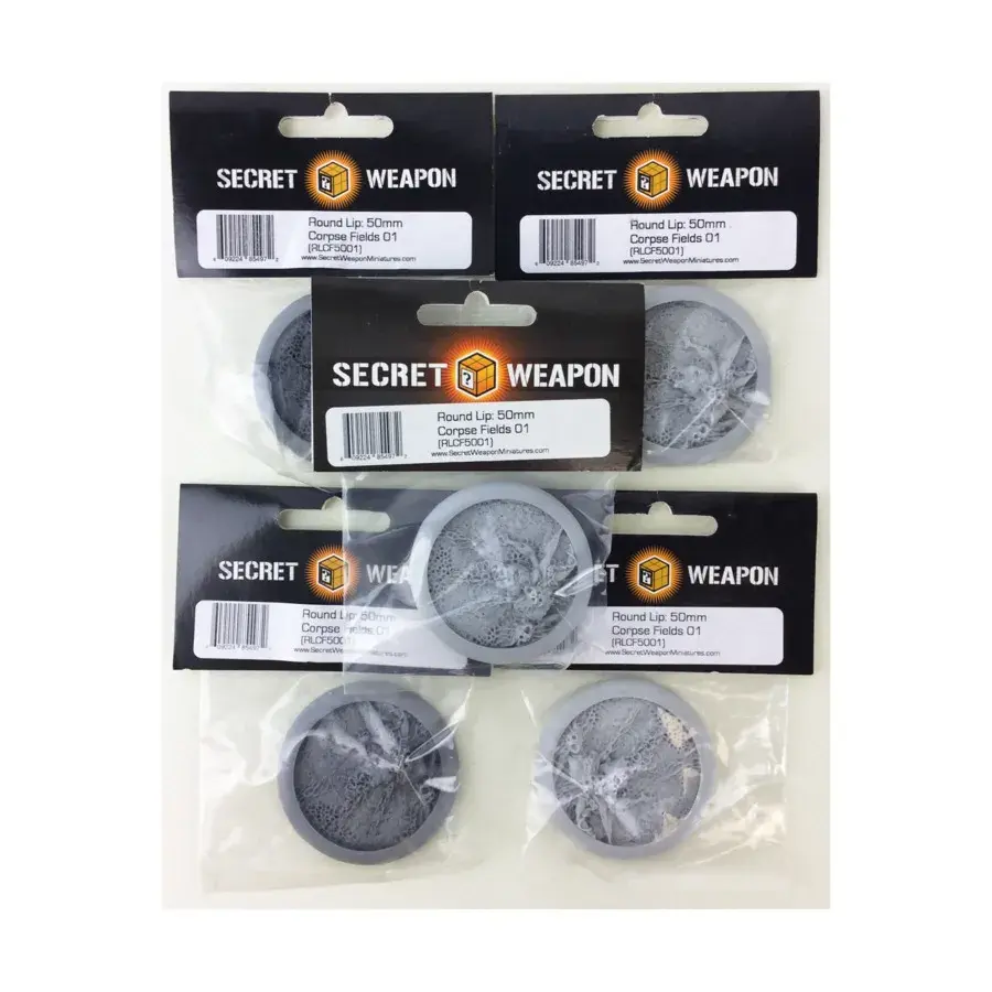 Круглая основа для губ №1, 50 мм — Corpse Fields (5 шт.), Miniature Bases - Corpse Fields
Круглая основа для губ №1, 50 мм — Corpse Fields (5 шт.), Miniature Bases - Corpse Fields