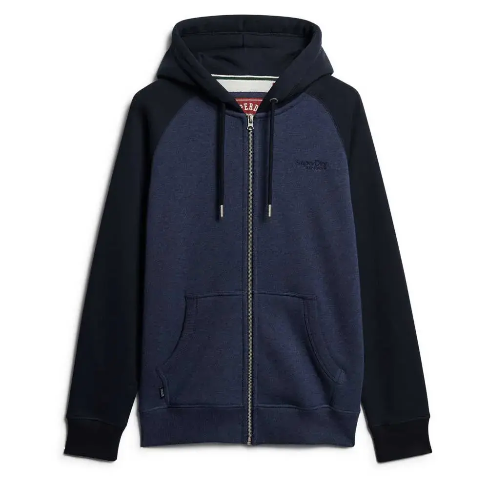Толстовка Superdry Essential Baseball full zip, синий
Толстовка Superdry Essential Baseball full zip, синий