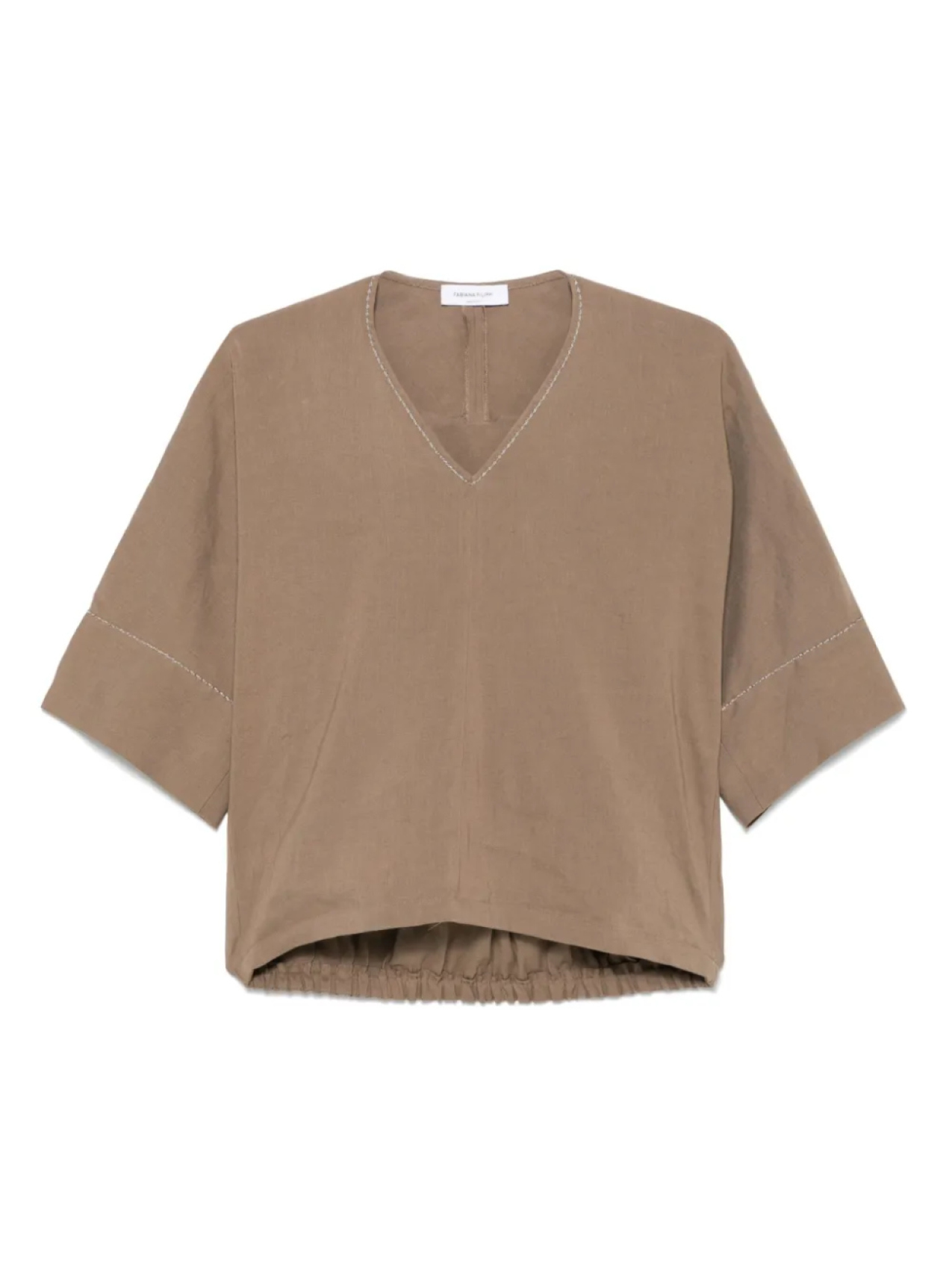 Блузка с цепочкой Fabiana Filippi, коричневый
Блузка с цепочкой Fabiana Filippi, коричневый