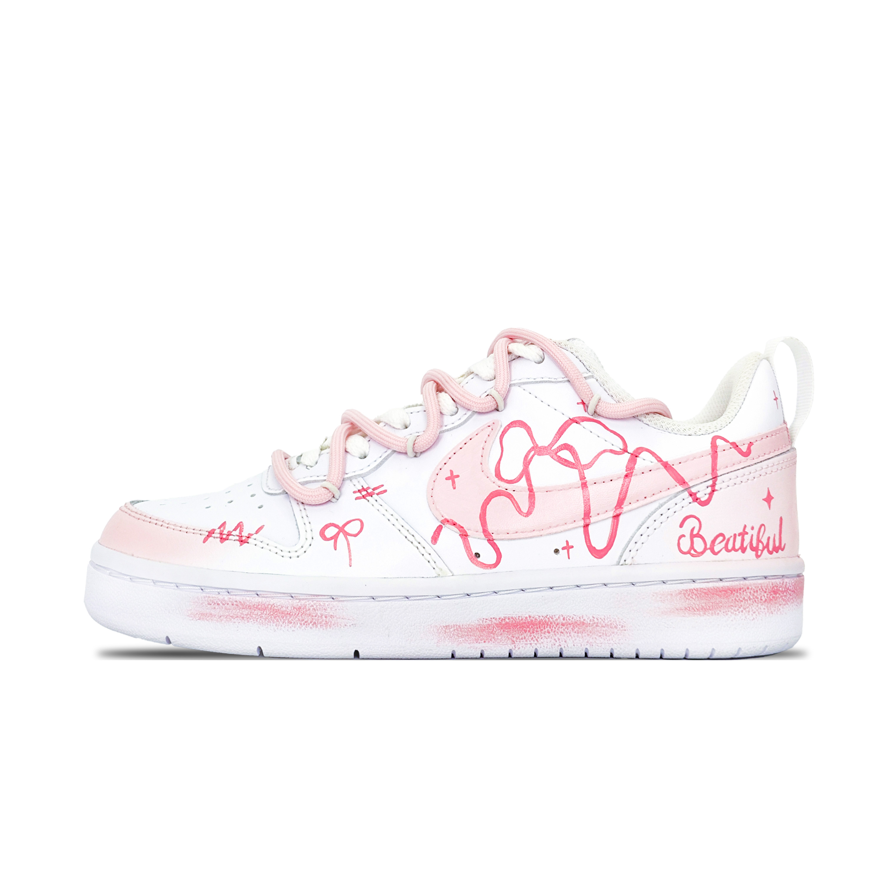 Кроссовки Court Borough Ribbon Star Bowknot с нескользящей амортизацией для детей и подростков, для скейтбординга Nike, белый
Кроссовки Court Borough Ribbon Star Bowknot с нескользящей амортизацией для детей и подростков, для скейтбординга Nike, белый