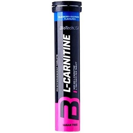 Biotech USA Шипучий L-карнитин 500 мг черники и малины 20 таблеток, Biotechusa 
Biotech USA Шипучий L-карнитин 500 мг черники и малины 20 таблеток, Biotechusa