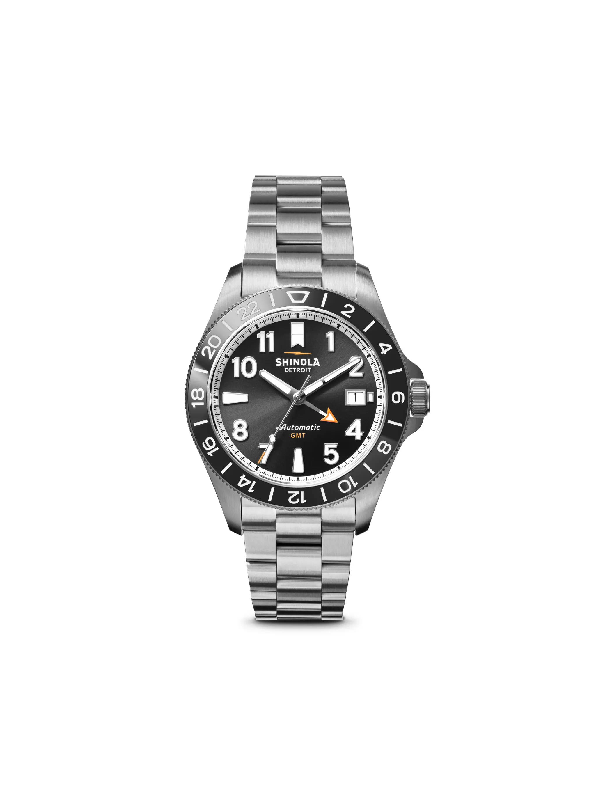 Наручные часы The Monster GMT 40 мм Shinola, черный
Наручные часы The Monster GMT 40 мм Shinola, черный