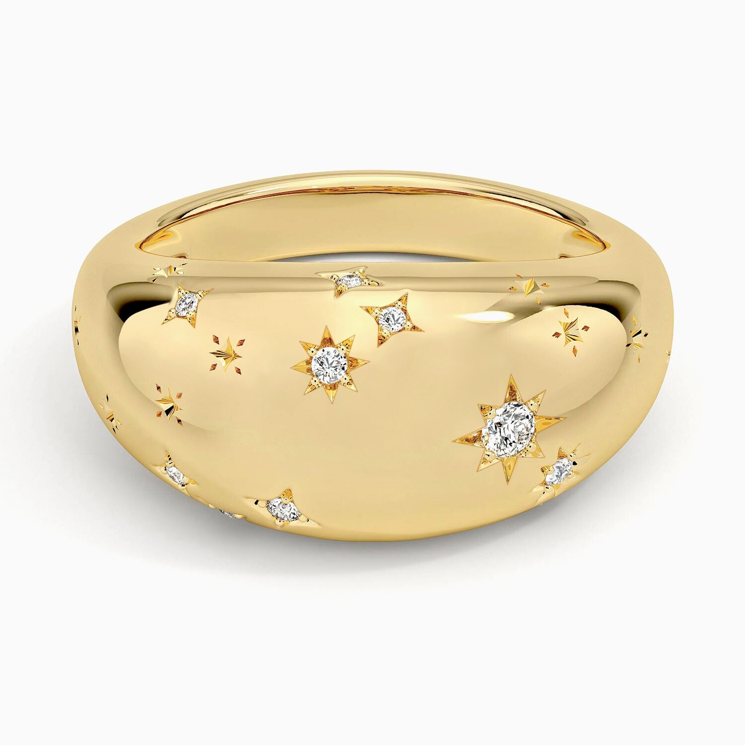 Кольцо с бриллиантовым куполом в виде созвездия Овна Brilliant Earth
Кольцо с бриллиантовым куполом в виде созвездия Овна Brilliant Earth