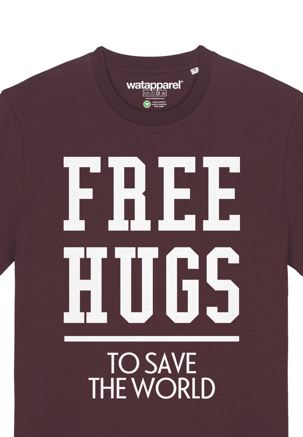 Футболка с принтом FREE HUGS TO SAVE THE WORLD watapparel, темно-красный
Футболка с принтом FREE HUGS TO SAVE THE WORLD watapparel, темно-красный