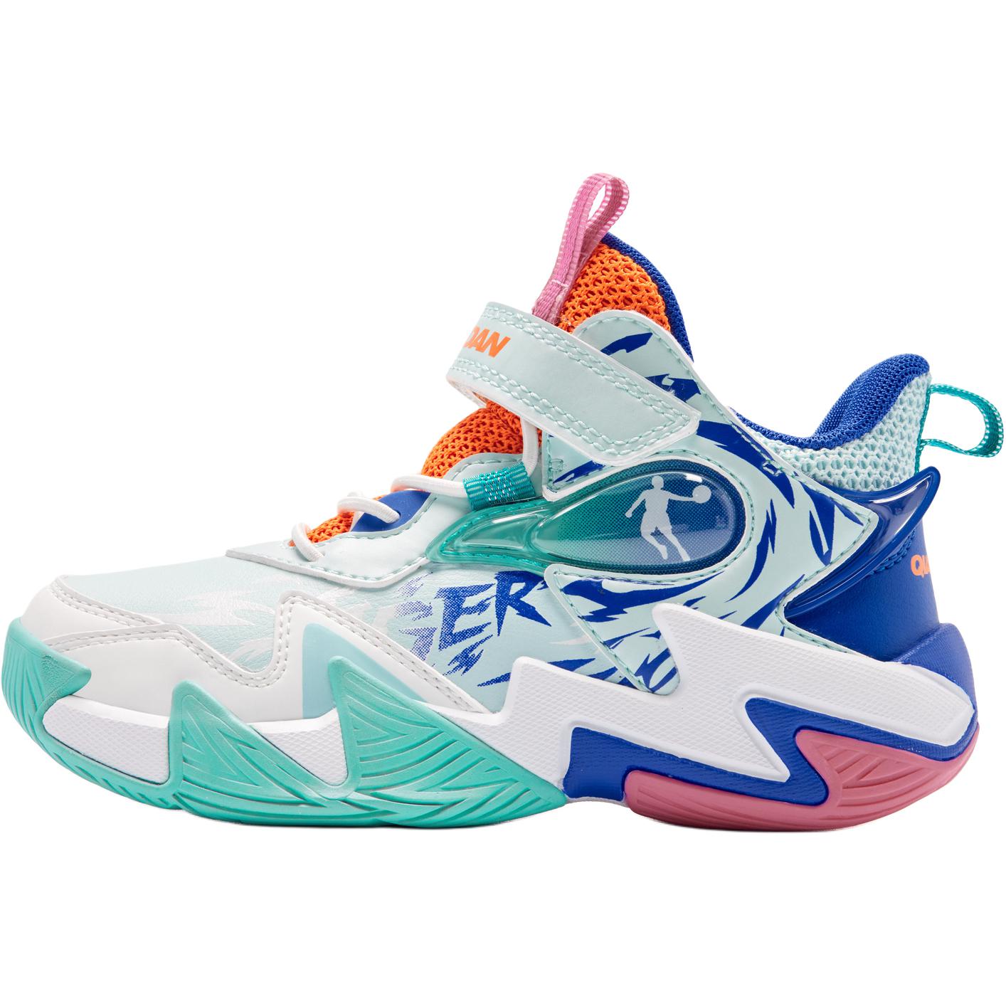 QIAODAN Детские баскетбольные кроссовки с противоскользящей подошвой, износостойкие, белого и синего цвета, для детей 3–7 лет
QIAODAN Детские баскетбольные кроссовки с противоскользящей подошвой, износостойкие, белого и синего цвета, для детей 3–7 лет