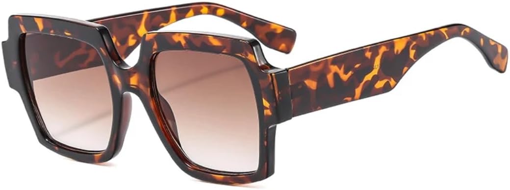 Женские и мужские солнцезащитные очки в винтажной квадратной оправе большого размера с защитой от УФ-излучения (UV400) для активного отдыха и вождения на открытом воздухе TVTBBVV, Leopard Tea
Женские и мужские солнцезащитные очки в винтажной квадратной оправе большого размера с защитой от УФ-излучения (UV400) для активного отдыха и вождения на открытом воздухе TVTBBVV, Leopard Tea