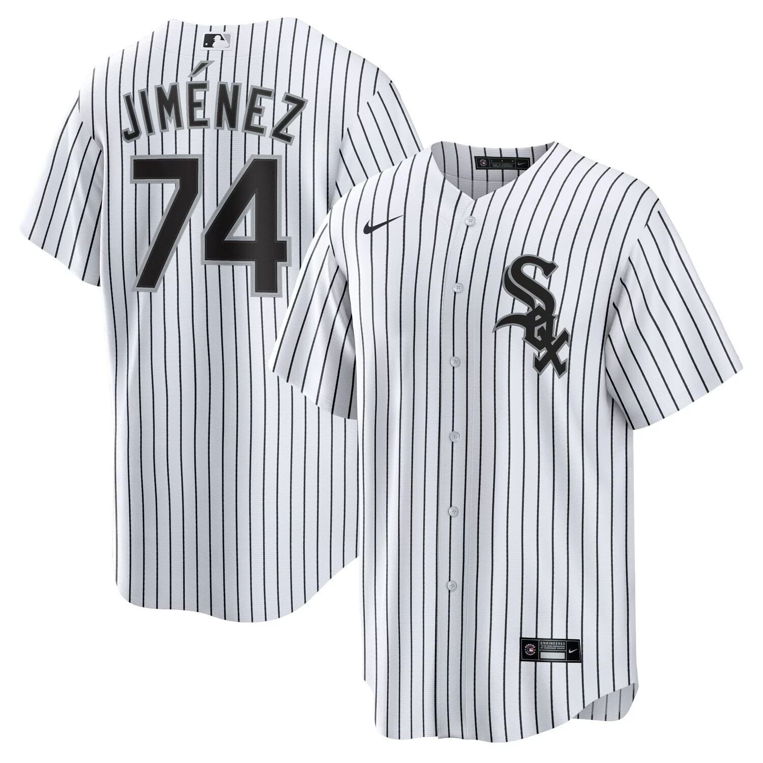 Мужская футболка Eloy Jimenez White Chicago White Sox Home Replica с именем игрока Nike
Мужская футболка Eloy Jimenez White Chicago White Sox Home Replica с именем игрока Nike