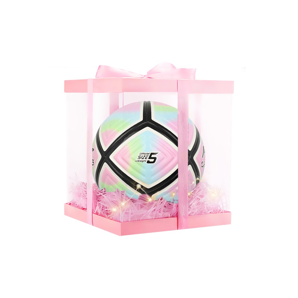 LINING Размер 5 футбольный мяч TPU бесшовный термосварной унисекс Aurora Pink
LINING Размер 5 футбольный мяч TPU бесшовный термосварной унисекс Aurora Pink