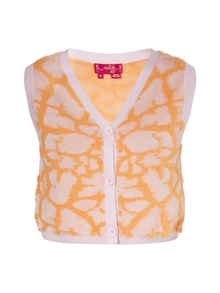 Свитер-жилет Swirly, цвет orange pink
Свитер-жилет Swirly, цвет orange pink