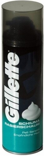 Пена для бритья, 300 мл Gillette, Foam Sensitive Skin
Пена для бритья, 300 мл Gillette, Foam Sensitive Skin